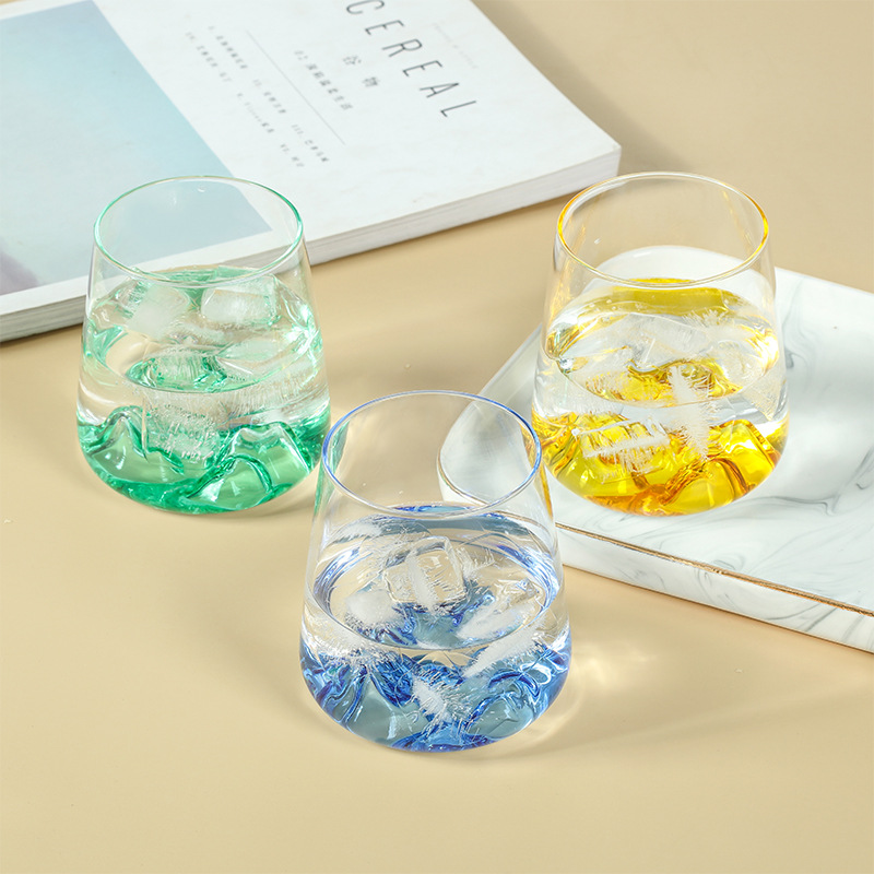 Severský štýl Creative Volcano Glass Water Cup